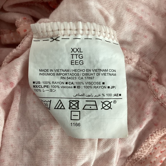 Old Navy Pink Geo Boxy Crop Top XXL - Picture 7 of 7